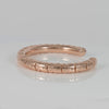 Pulsera Tous Straight XL con baño de oro rosa 18k sobre plata