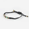 Pulsera Tous en Plata Vermeil con Gemas y cordón negro Glory