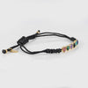 Pulsera Tous en Plata Vermeil con Gemas y cordón negro Glory