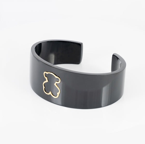 Pulsera esclava Tous de Resina con motivo oso en oro 18k