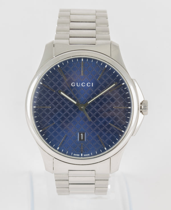 Gucci Quartz Steel G Timeless Ref: 126.3