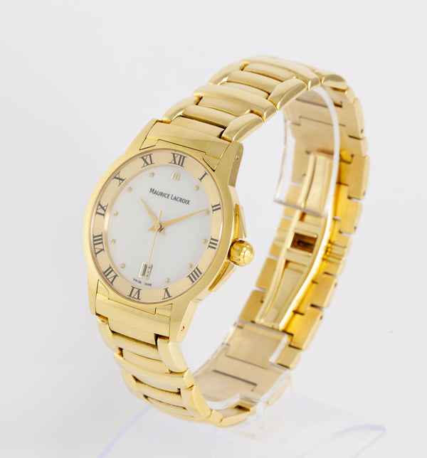 Maurice Lacroix Miros Yellow Gold 18k Ref: 69842-7101