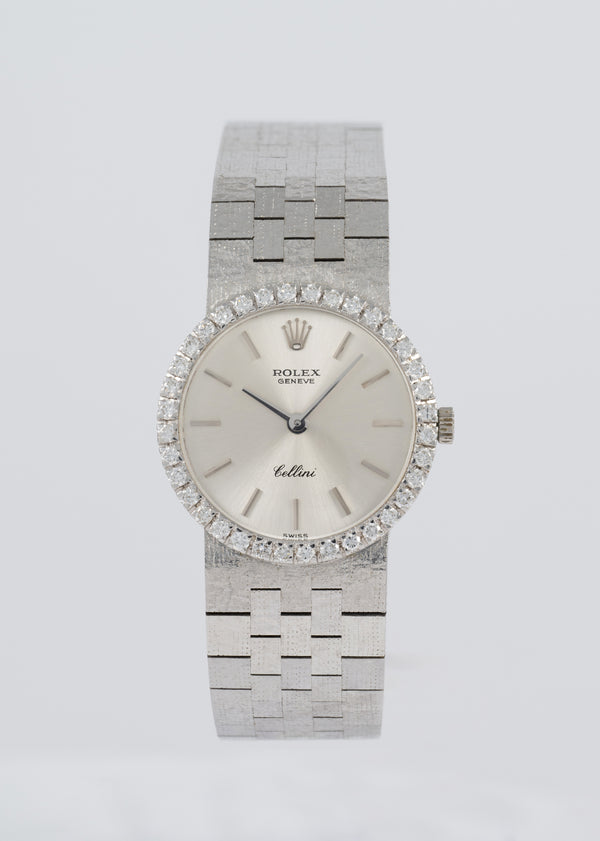 Rolex Cellini White Gold 18k and Diamonds Ref: 3753