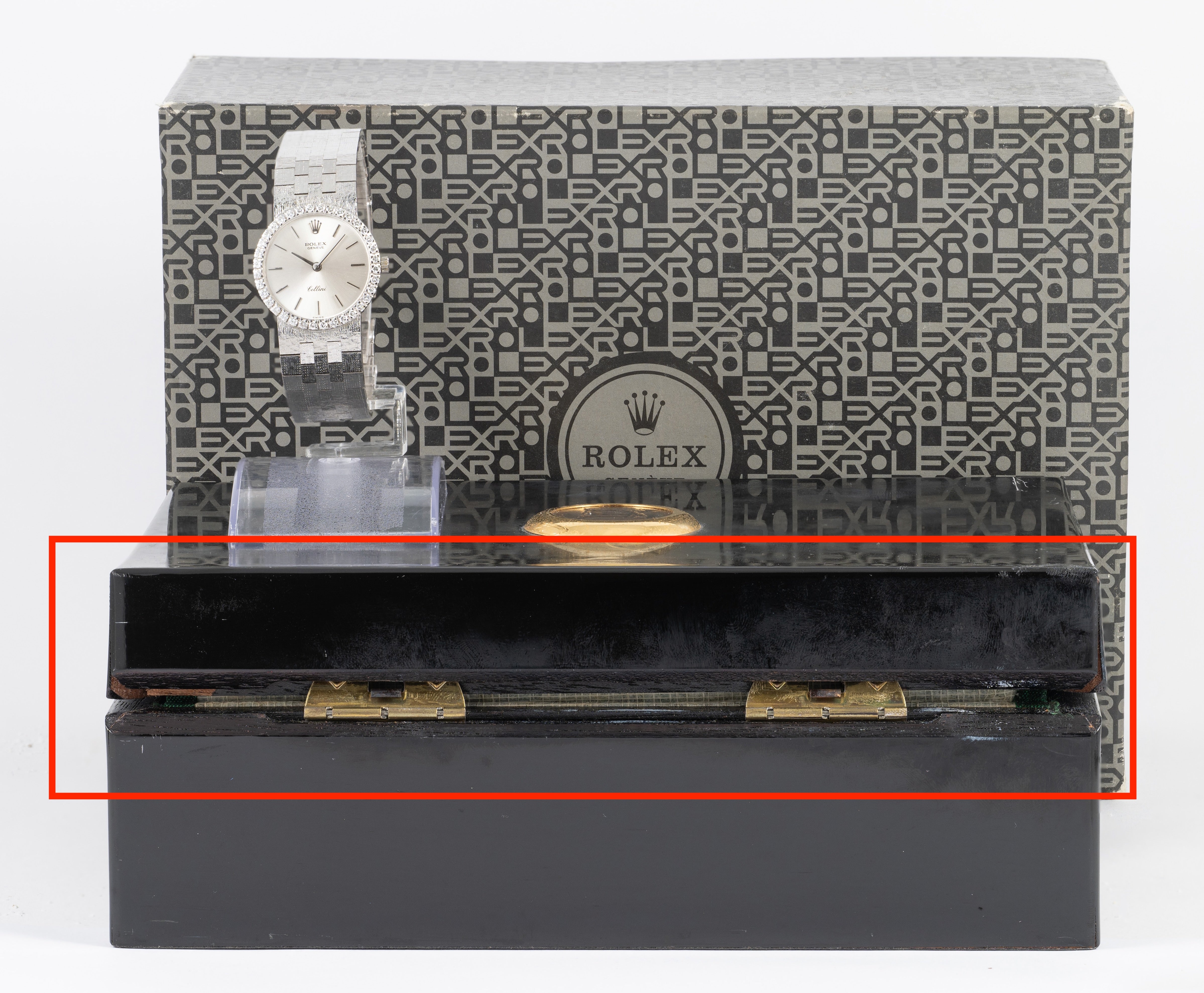 Rolex Cellini White Gold 18k and Diamonds Ref: 3753