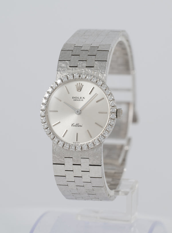 Rolex Cellini White Gold 18k and Diamonds Ref: 3753