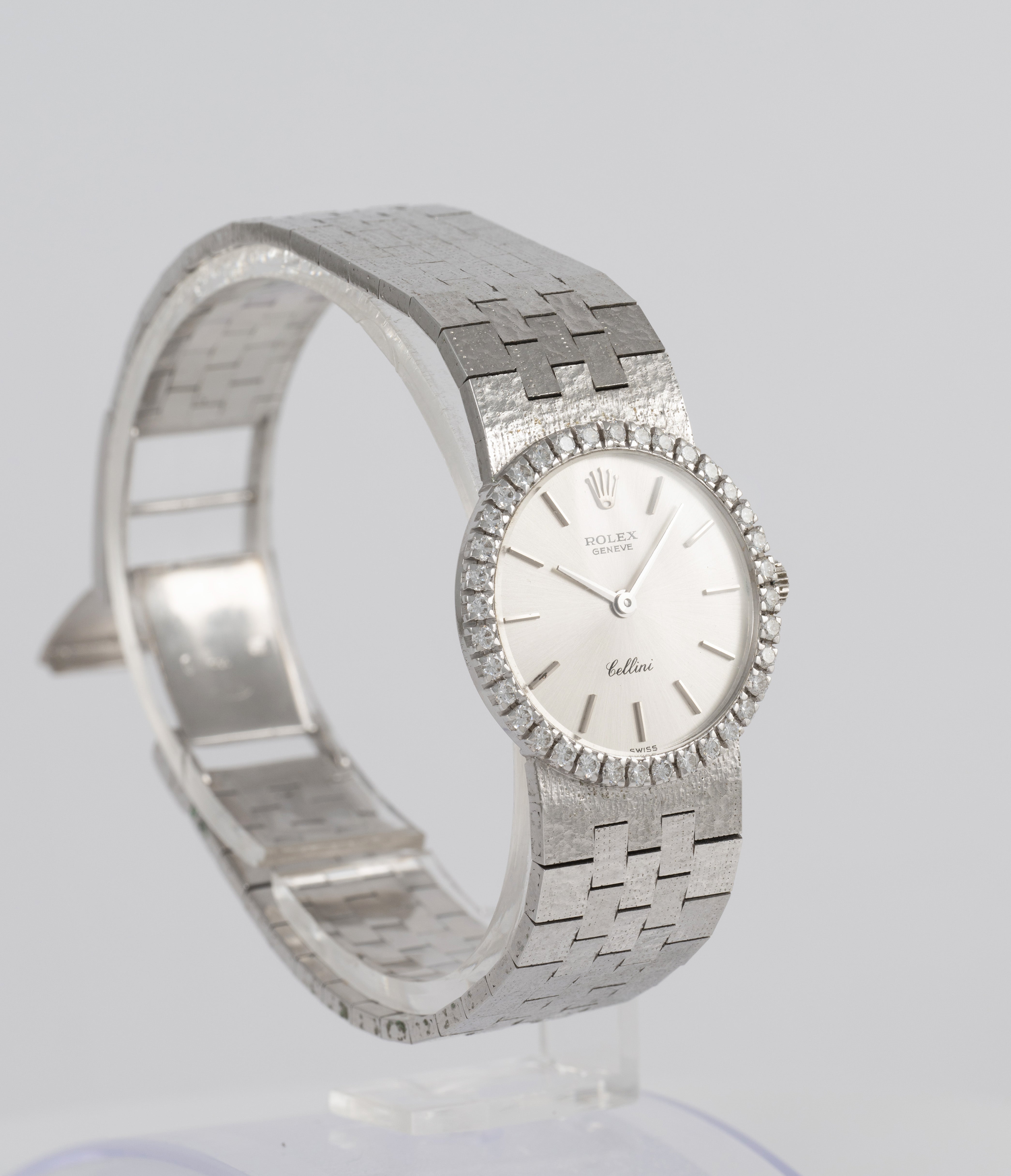 Rolex Cellini White Gold 18k and Diamonds Ref: 3753