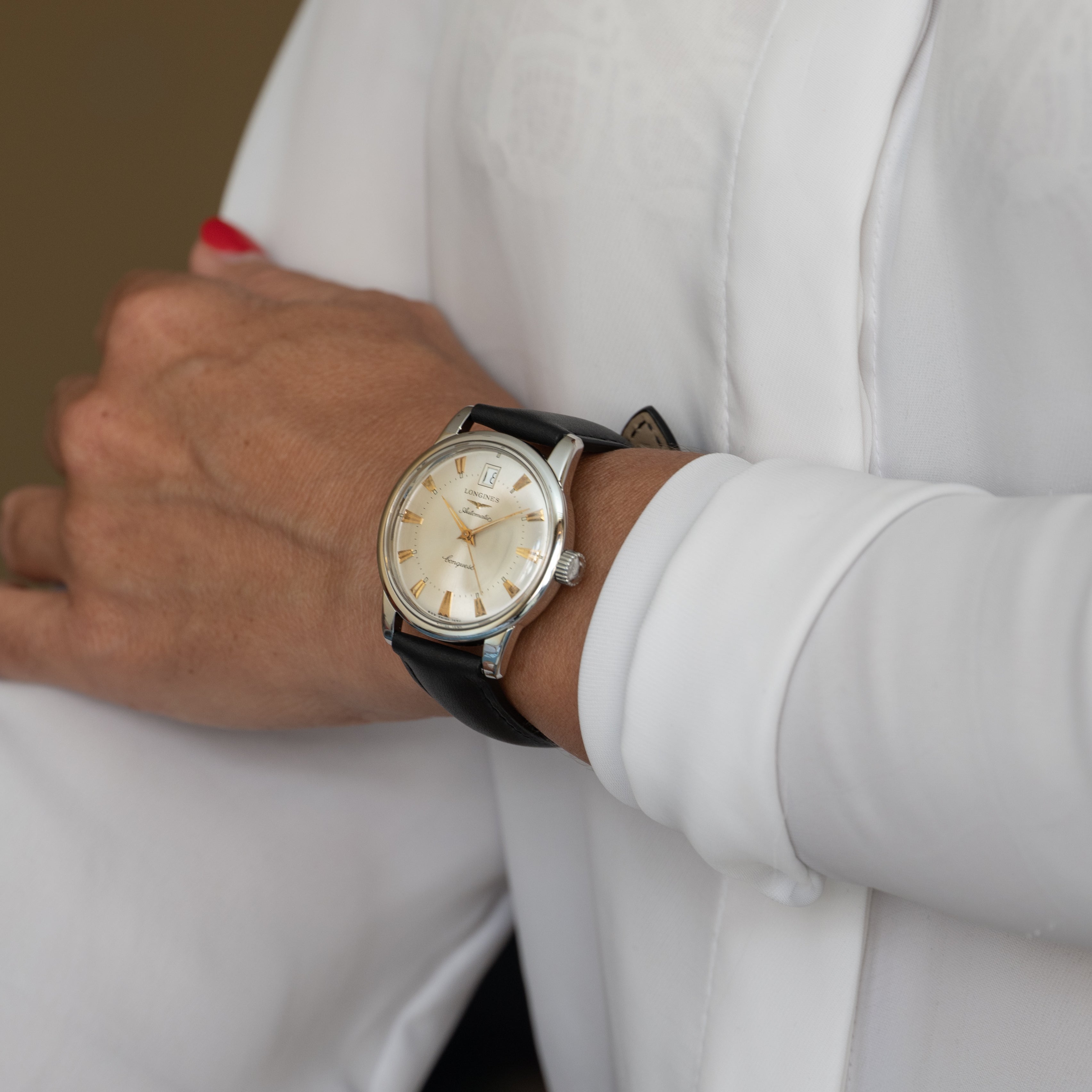 Longines Conquest Heritage Automatic Steel Ref: L1.611.4 L1.611.4.75.2