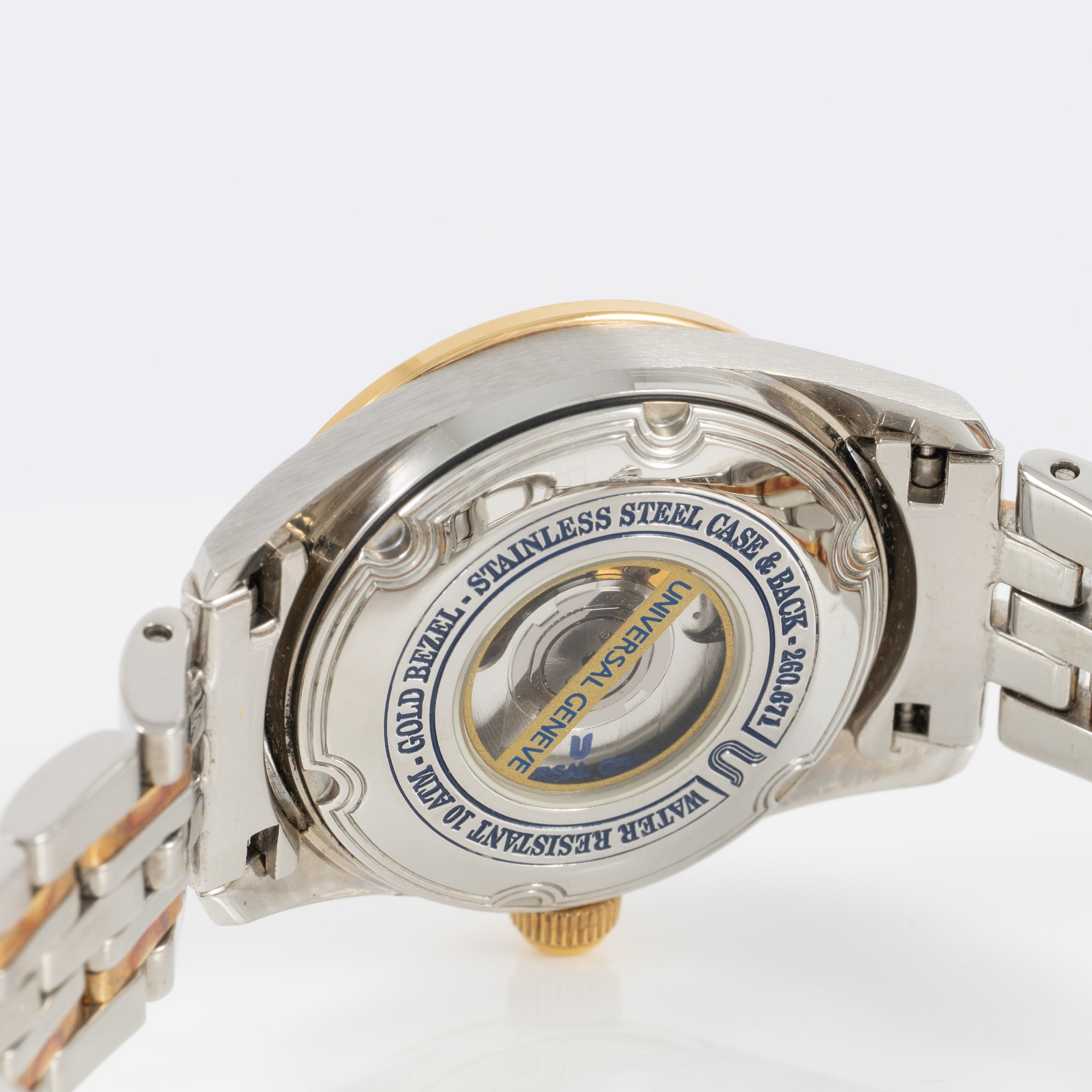 Universal Geneve Automatic Steel and Gold Bezel Ref: 260.671