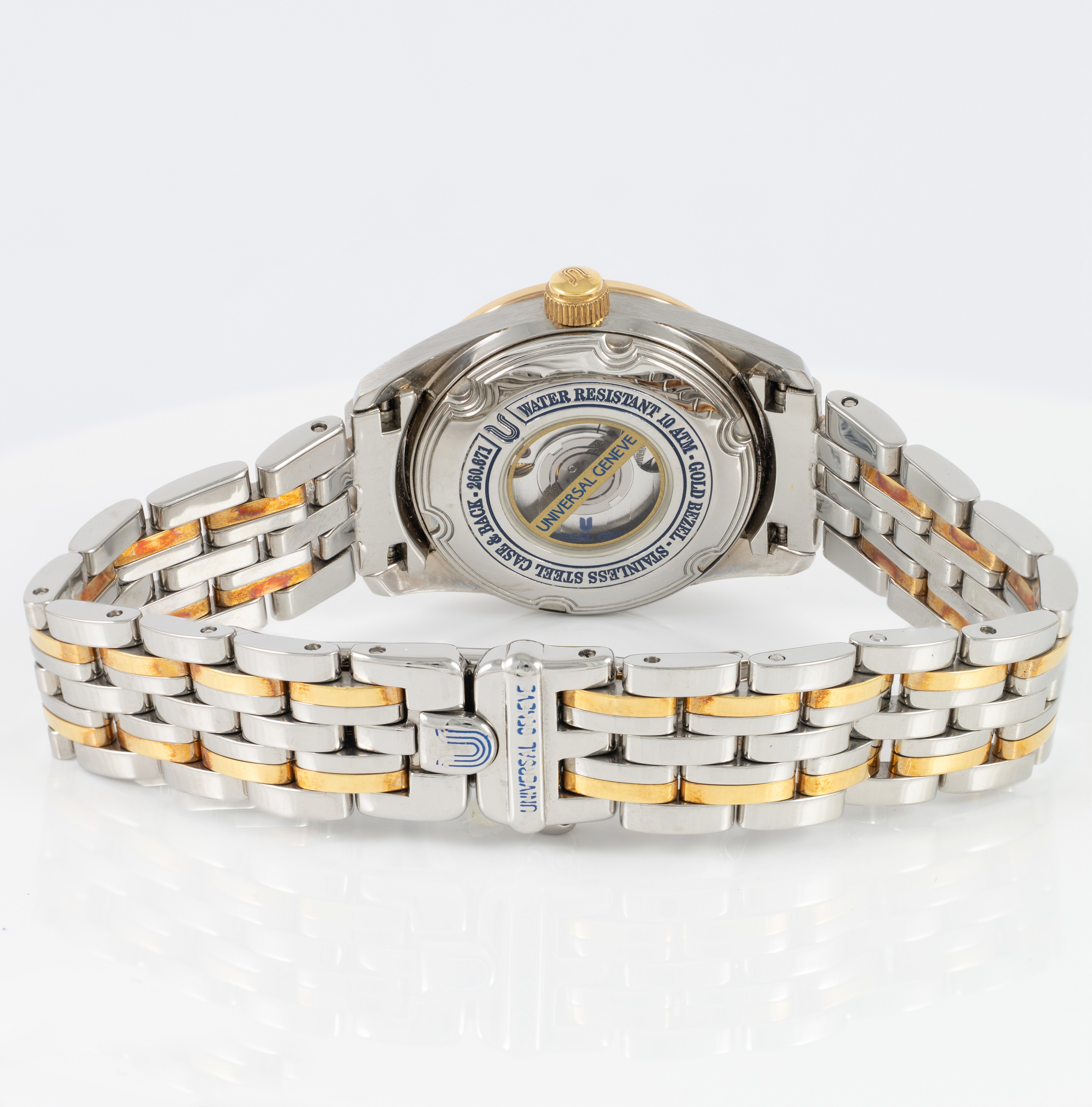 Universal Geneve Automatic Steel and Gold Bezel Ref: 260.671