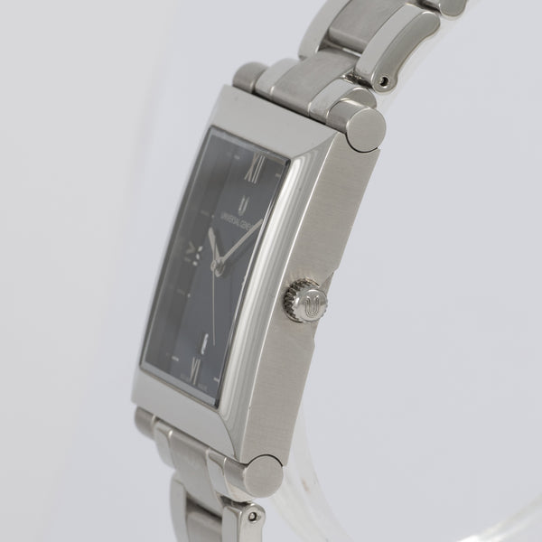 Universal Geneve Quartz Steel Blue Dial Ref: 845.225