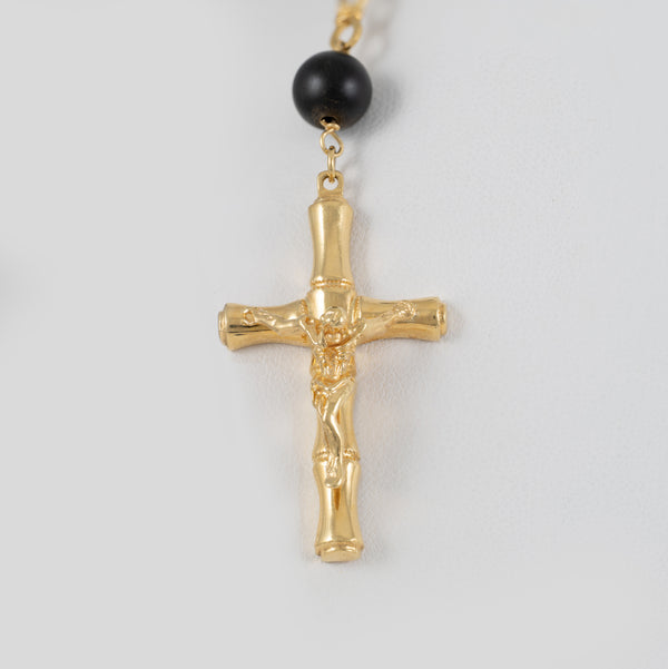 Rosario de oro 18k 750
