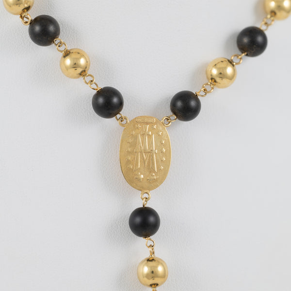 Rosario de oro 18k 750