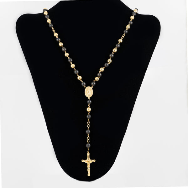Rosario de oro 18k 750