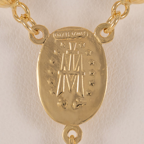 Rosario de oro 18k 750