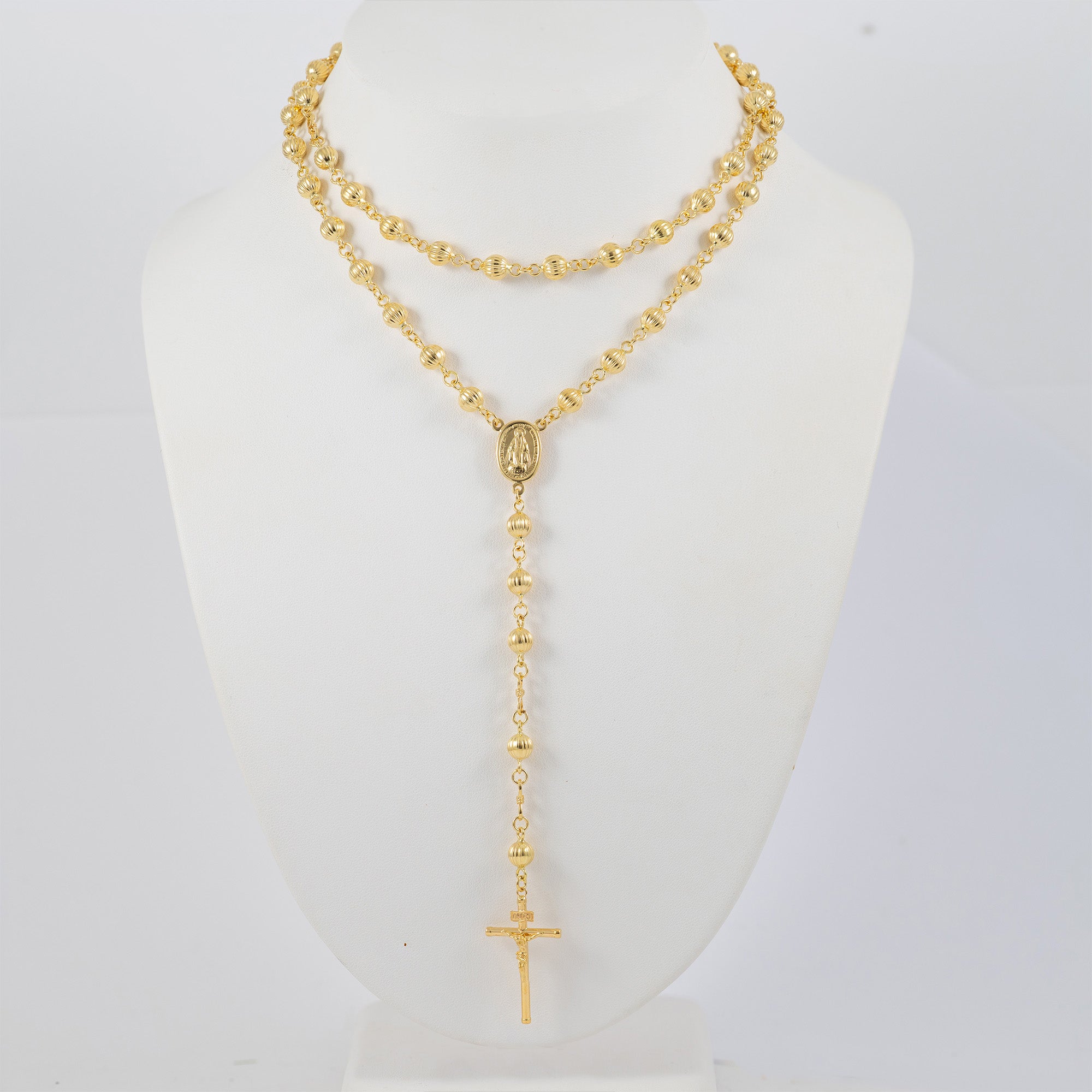 Rosario de oro 18k 750