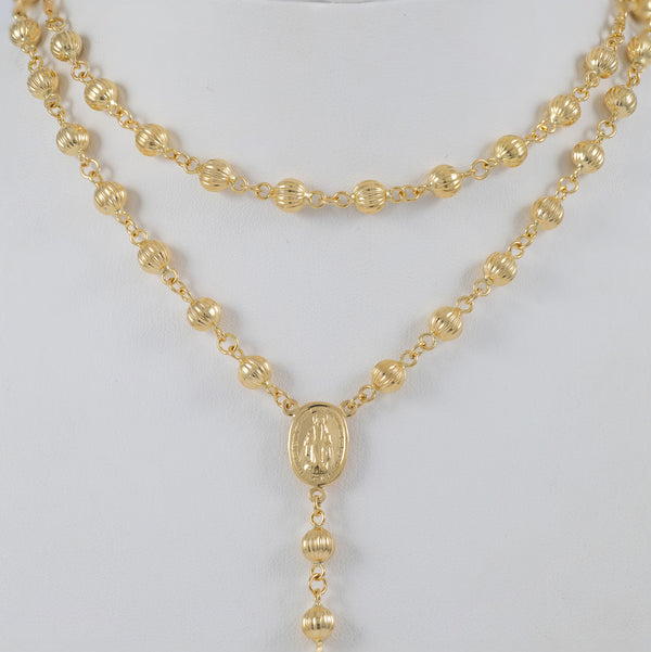 Rosario de oro 18k 750
