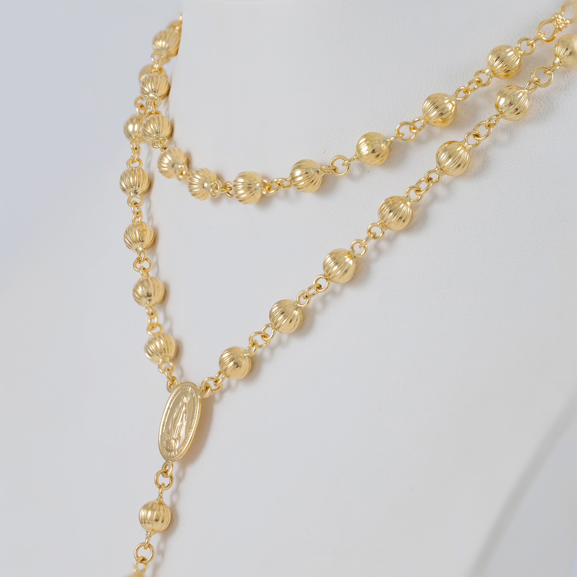 Rosario de oro 18k 750