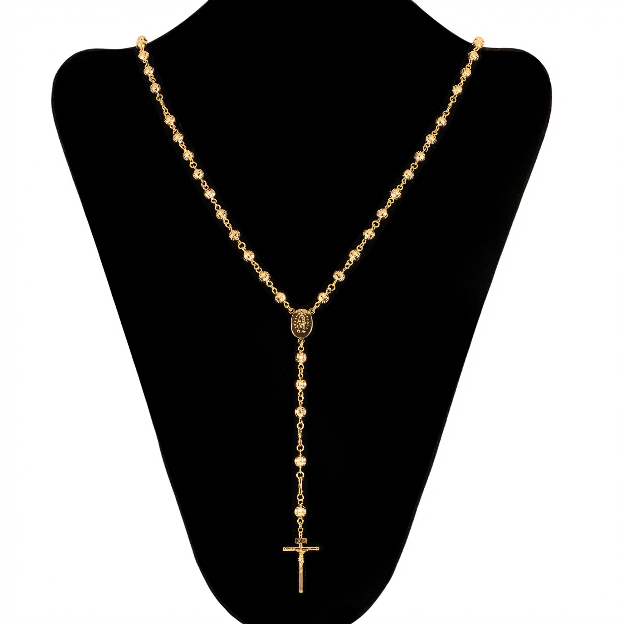 Rosario de oro 18k 750