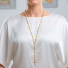 Rosario de oro 18k 750