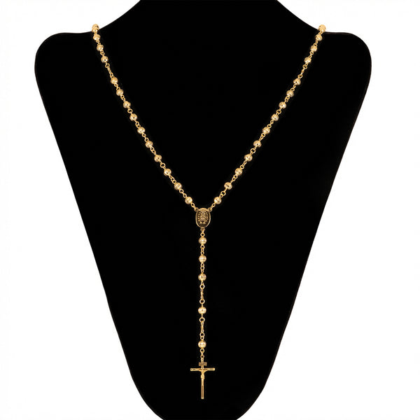 Rosario de oro 18k 750