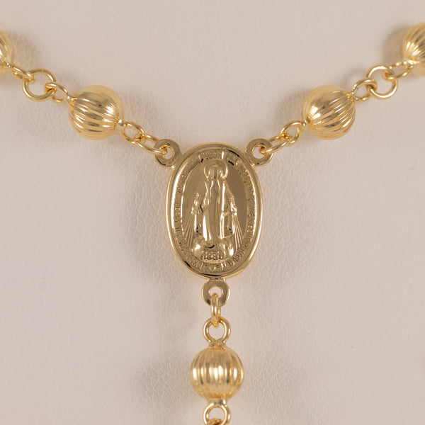 Rosario de oro 18k 750