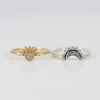 Set de Anillos Pandora Celestiales Sol y Luna Brillantes