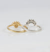 Set de Anillos Pandora Celestiales Sol y Luna Brillantes