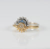 Set de Anillos Pandora Celestiales Sol y Luna Brillantes