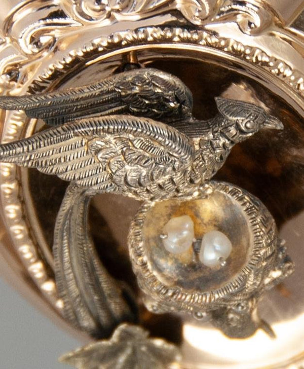 Broche en oro 15k con perlas barrocas - Mayka Jewels