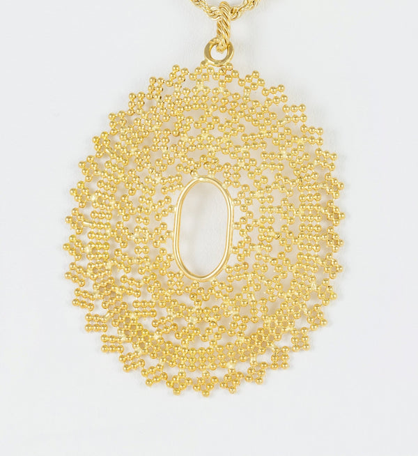Colgante en oro amarillo 18k - Mayka Jewels