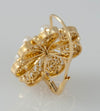 Pendientes antiguos en oro 18k con perlas naturales - Mayka Jewels